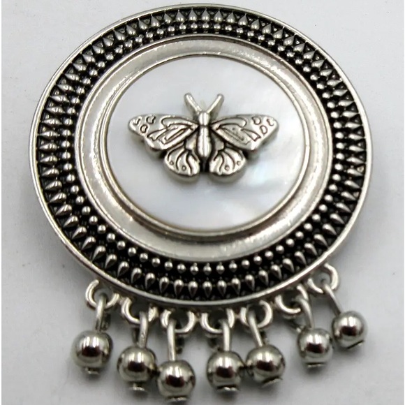 Lia Sophia Butterfly Slide Pendant / Brooch - Picture 4 of 4